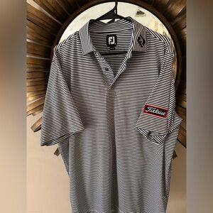 Black & White Titleist golf shirt